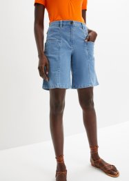 Shorts di jeans con tasche grandi e cinta comoda, bpc bonprix collection