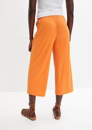 Pantaloni culotte in jersey a coste con cinta comoda, bpc bonprix collection