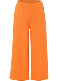 Pantaloni culotte in jersey a coste con cinta comoda, bonprix