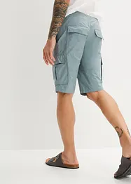Bermuda cargo con elastico in vita e taglio comfort, regular fit, bonprix