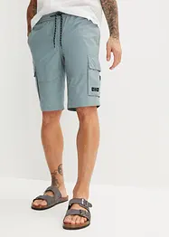 Bermuda cargo con elastico in vita e taglio comfort, regular fit, bonprix
