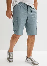 Bermuda cargo con elastico in vita e taglio comfort, regular fit, bonprix