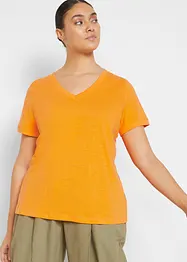 T-shirt con scollo a V, bonprix