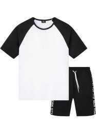 T-shirt e pantaloni corti (set 2 pezzi), bpc bonprix collection