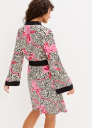 Vestaglia a kimono in jersey con pizzo, bpc bonprix collection