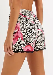 Pantaloncini per pigiama con pizzo delicato (pacco da 2), bonprix