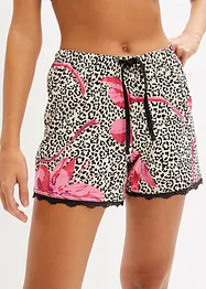 Pantaloncini per pigiama con pizzo delicato (pacco da 2), bonprix