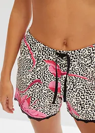 Pantaloncini per pigiama con pizzo delicato (pacco da 2), bonprix