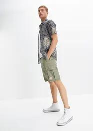 Bermuda cargo in lino, loose fit, bonprix