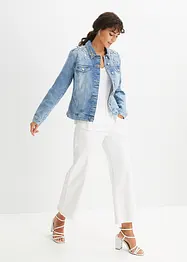 Giacca di jeans con strass, bonprix
