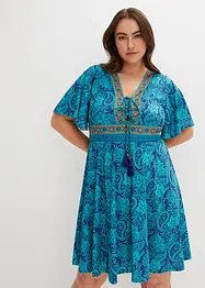 Miniabito in jersey fantasia, bonprix