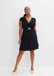 Abito di jersey con fibbia decorativa, bonprix
