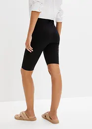 Pantaloncini in jersey a costine, vita alta, bonprix
