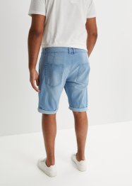 Bermuda in jeans con pinces, loose fit, RAINBOW