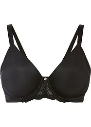 Reggiseno t-shirt con ferretto e poliammide riciclata, bonprix