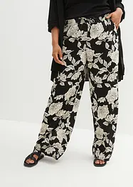 Pantaloni a palazzo in viscosa fluente, bonprix