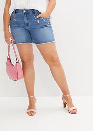 Shorts di jeans con strass, BODYFLIRT