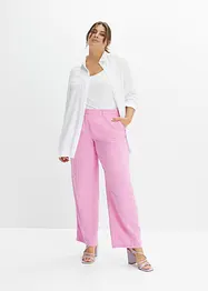 Pantaloni in misto lino, bonprix