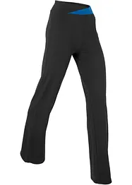 Pantaloni sportivi in cotone, svasati, bonprix