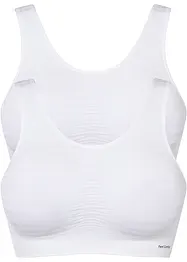 Reggiseno bustier senza cuciture Feel Comfort (pacco da 2), bonprix