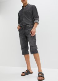 Bermuda lunghi in jeans elasticizzati, regular fit, RAINBOW