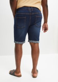 Bermuda di jeans elasticizzati, regular fit, bonprix