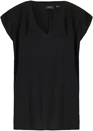 Blusa a maniche corte con scollatura a V, bonprix