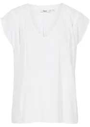 Blusa a maniche corte con scollatura a V, bonprix