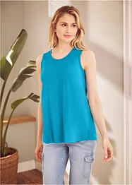 Top lungo con scollo rotondo, bonprix