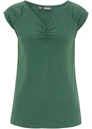 Top in jersey con scollo a V, bonprix