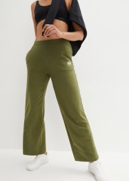 Pantaloni in maglina a palazzo con cinta comoda, bpc bonprix collection