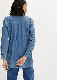 Camicia di jeans elasticizzata oversize, bonprix