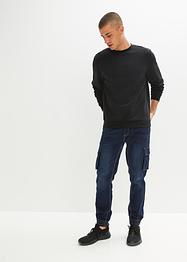 Jeans cargo con elastico in vita regular fit, straight, RAINBOW