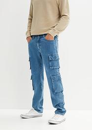 Jeans cargo regular fit, straight, RAINBOW