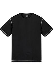 T-shirt in cotone biologico, loose fit, RAINBOW