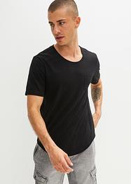 T-shirt in cotone biologico con taschino (pacco da 2), RAINBOW
