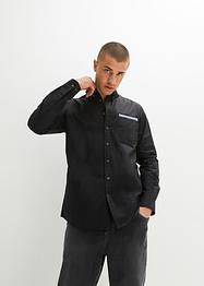 Camicia a maniche lunghe in twill, John Baner JEANSWEAR