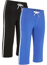 Pantaloni capri sportivi, skinny (pacco da 2), bonprix