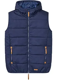 Gilet trapuntato con cappuccio, bonprix