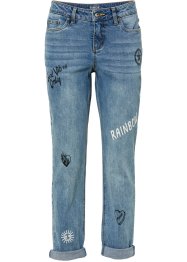 Jeans boyfriend stampati, RAINBOW