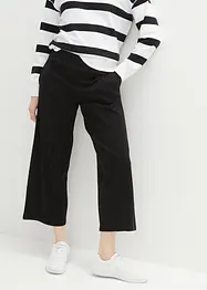 Pantaloni culotte con tasche e vita comoda, bonprix