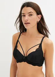 Reggiseno con coppe preformate, ferretto e poliammide riciclata, bonprix