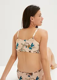 Reggiseno senza ferretto con chiusura anteriore e cotone biologico (pacco da 2), bonprix