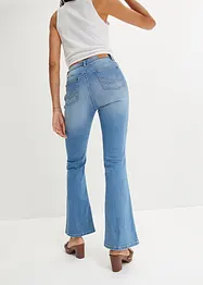 Jeans flared a vita alta, bonprix