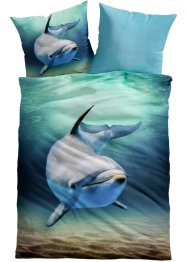 Biancheria da letto double-face con delfino, bpc living bonprix collection
