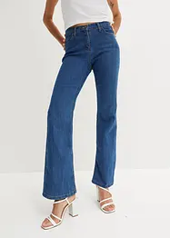 Jeans elasticizzati bootcut, vita media, bonprix