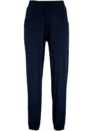 Pantaloni in jersey con cinta comoda ed elastico al fondo, bonprix