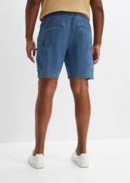 Bermuda di jeans con elastico in vita, loose fit, John Baner JEANSWEAR