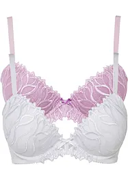 Reggiseno con coppe preformate e ferretto (pacco da 2), bonprix