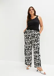 Pantaloni fantasia in viscosa fluente, bonprix